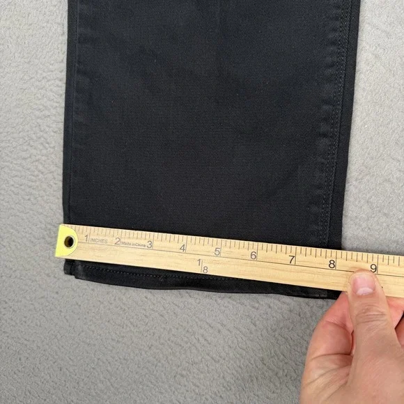 Roark HWY 395 Stovepipe Jeans Womens 29 Black High Rise Denim Pants Casual - Picture 10 of 13